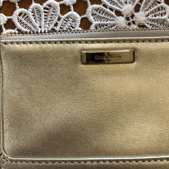 Cole Haan Metallic pale gold wristlet - Picture 4 of 5
